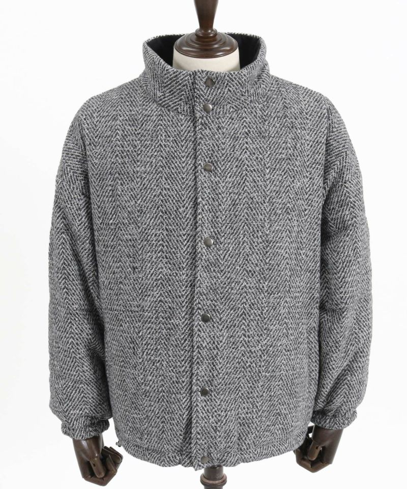 CAMBIO ツイード　リバーシブル　ジャケット 30%OFF【CAMBIO(カンビオ)】ツイードリバーシブル中綿ジャケット(CA-24