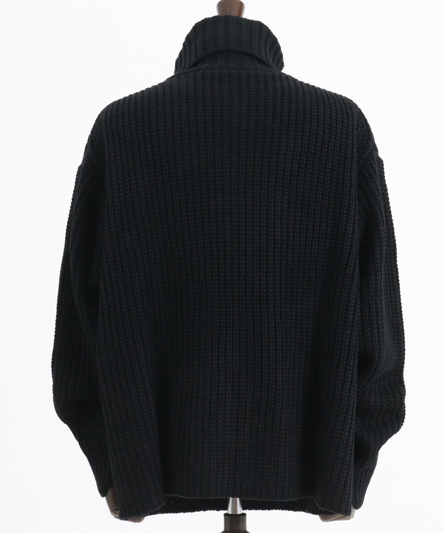 30%OFF【CAMBIO(カンビオ)】ルーズフィットボリュームタートルネック