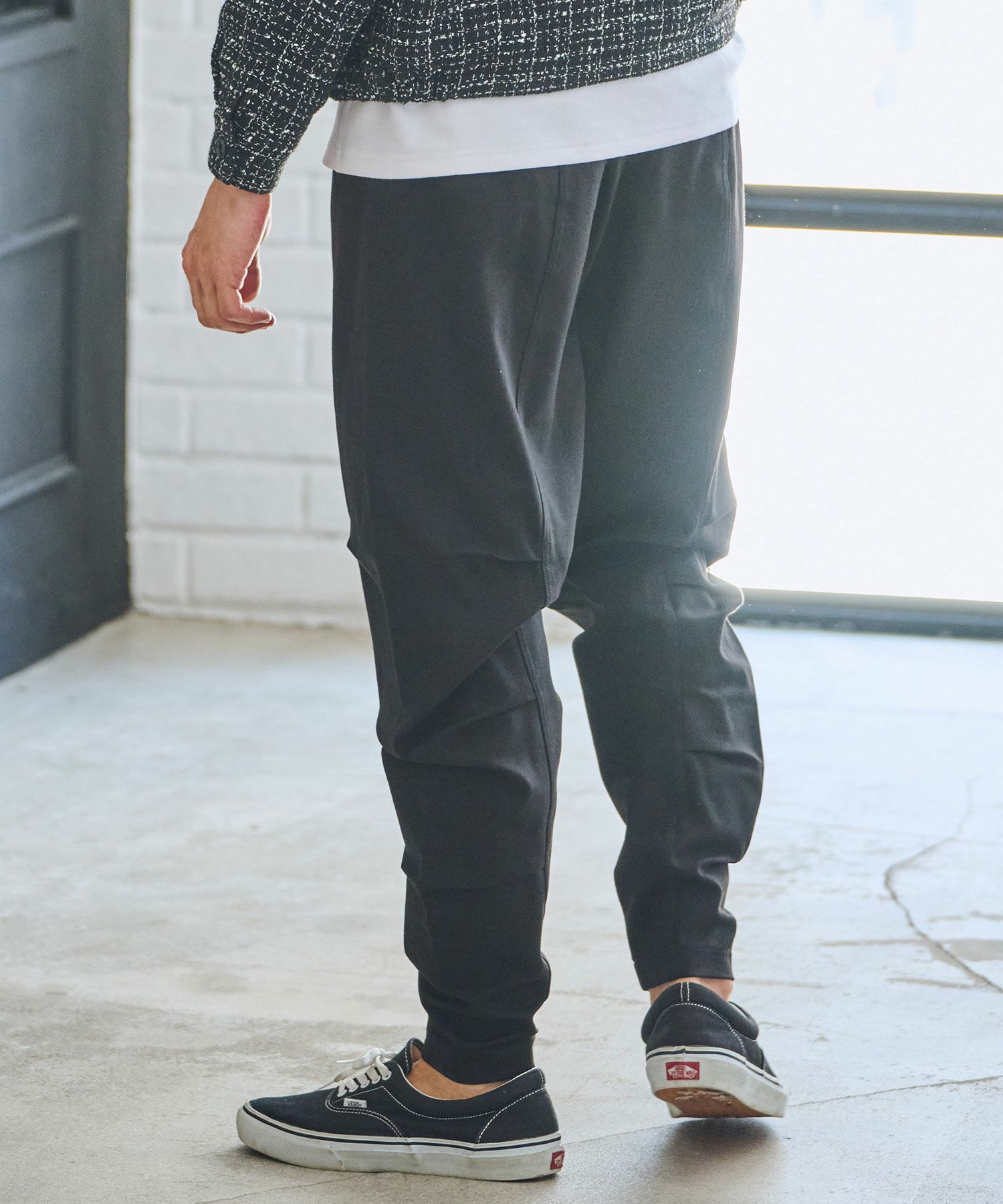 30%OFF【CAMBIO(カンビオ)】バナナテーパードハイパーストレッチパンツ