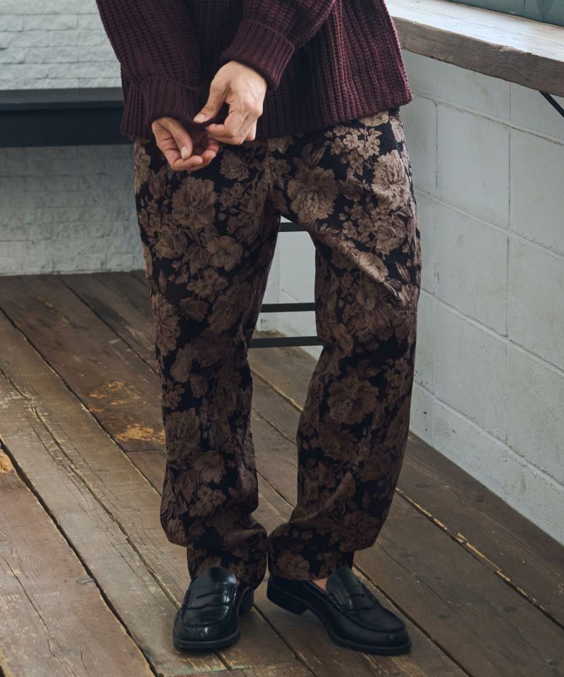 CAMBIO(カンビオ)】Distressed Corduroy Soft Sarrouel Tapered