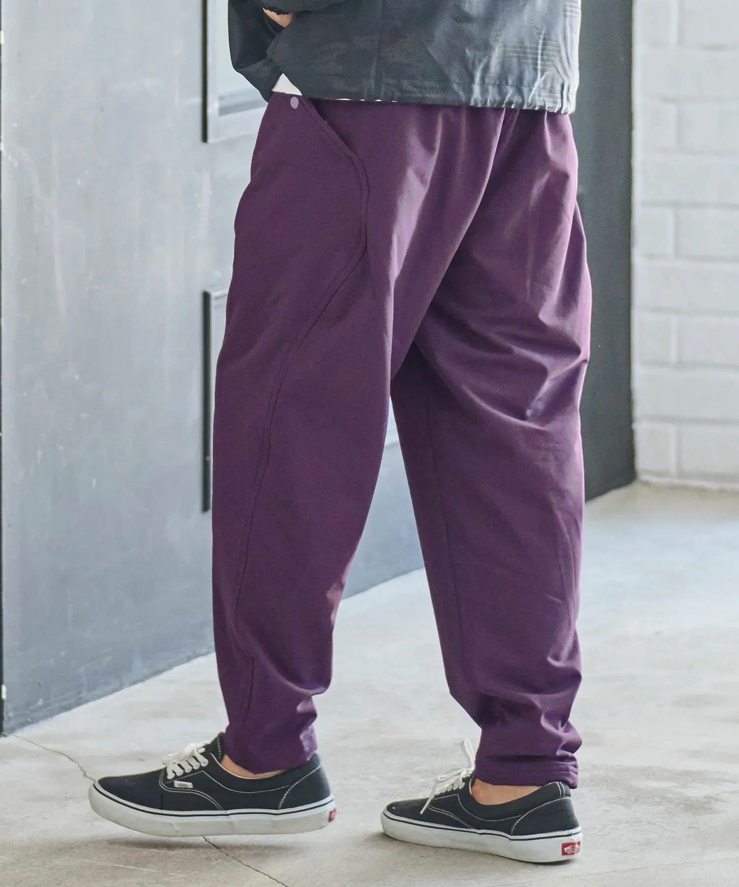 30%OFF【CAMBIO(カンビオ)】裏フリース変形ブッシュバルーンパンツ