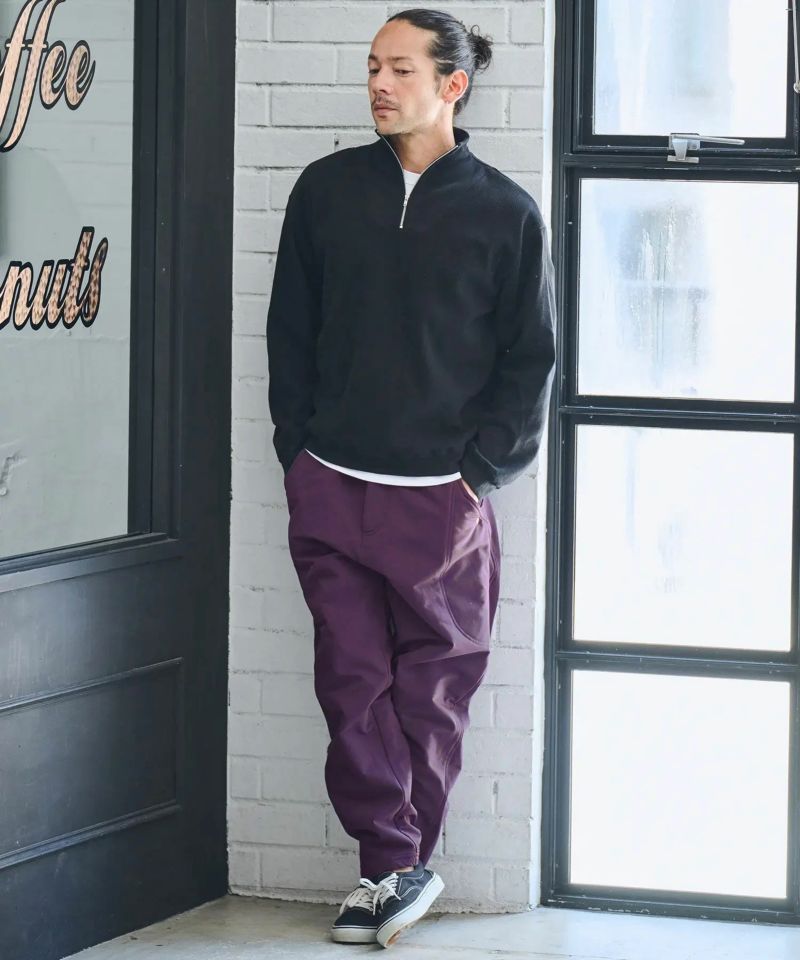 30%OFF【CAMBIO(カンビオ)】裏フリース変形ブッシュバルーンパンツ