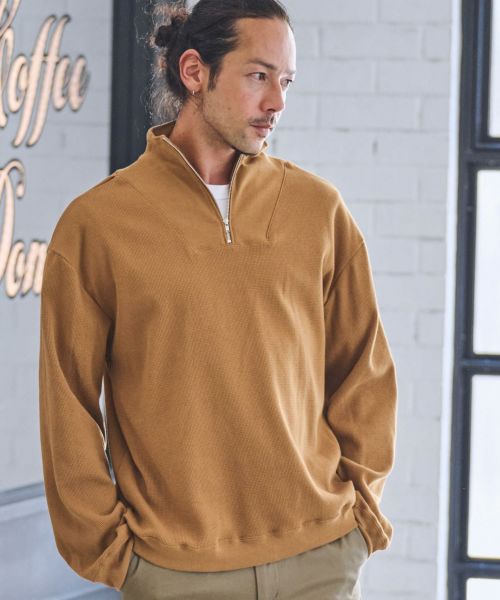50%OFF【CAMBIO(カンビオ)】ワッフルハイネックLSカットソー(CA-24-32)
