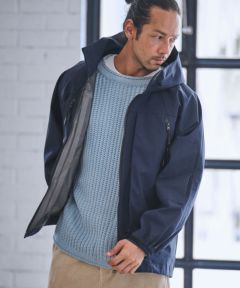 CAMBIO メタリックブルゾン マウンテンパーカー 新品】CAMBIO メタリックブルゾン シルバー L マウンテン