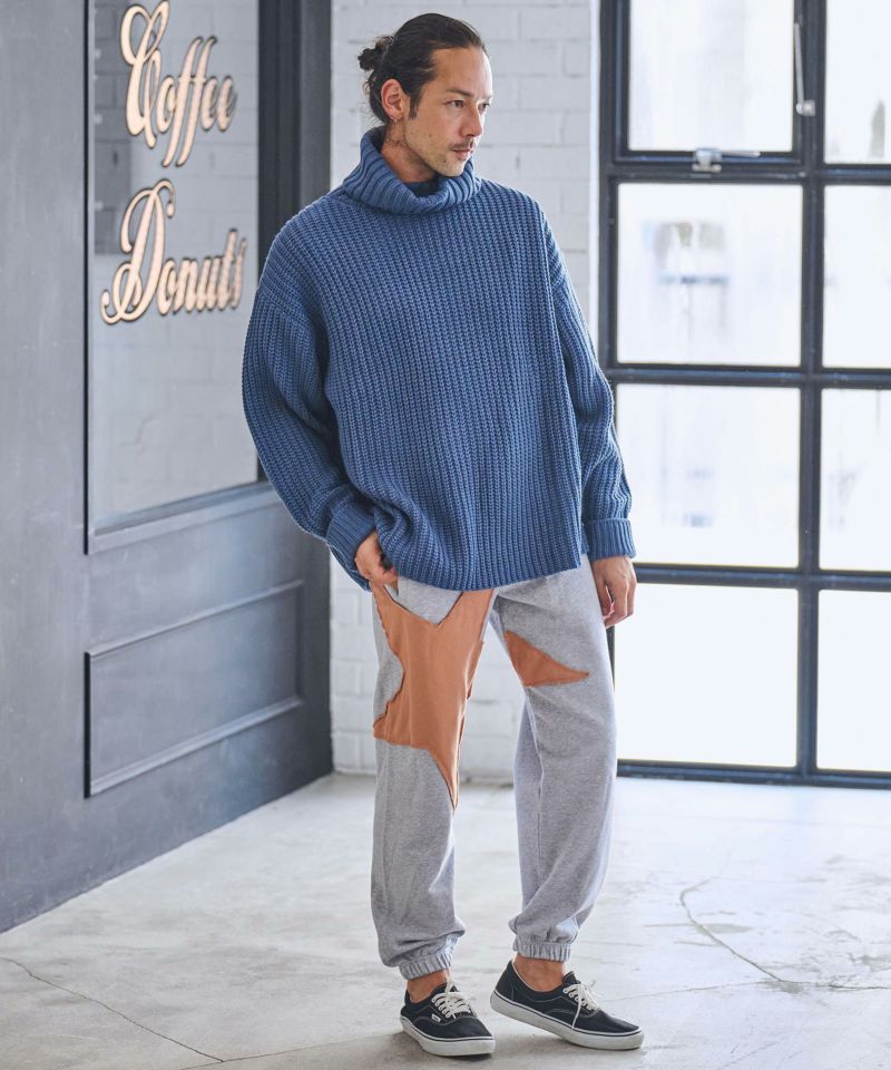 CAMBIO カンビオ
デニム変形ブッシュバルーンパンツ
ダークブルー CAMBIO(カンビオ)】クラフトスウェットパンツ(CA-24-30