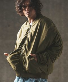 GLIMCLAP(グリムクラップ)】【予約販売10月中旬～下旬入荷】 Reversible flight jacket -original  patterned lining- ＭＡ-１ジャケット(17-142-gla-ce) | CAMBIO カンビオ