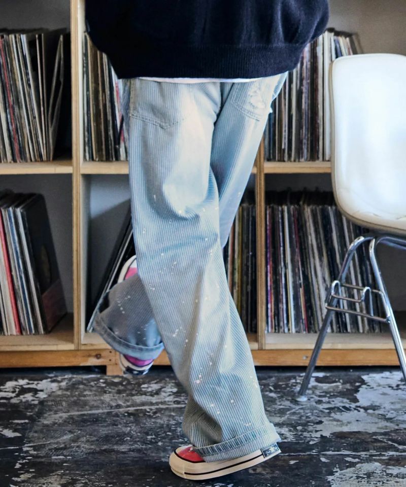 ADAM PATEK(アダムパテック)】clash looose hickory denim