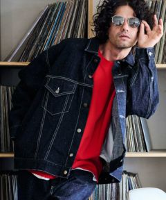 ADAM PATEK(アダムパテック)】thick selvedge nep denim jacket