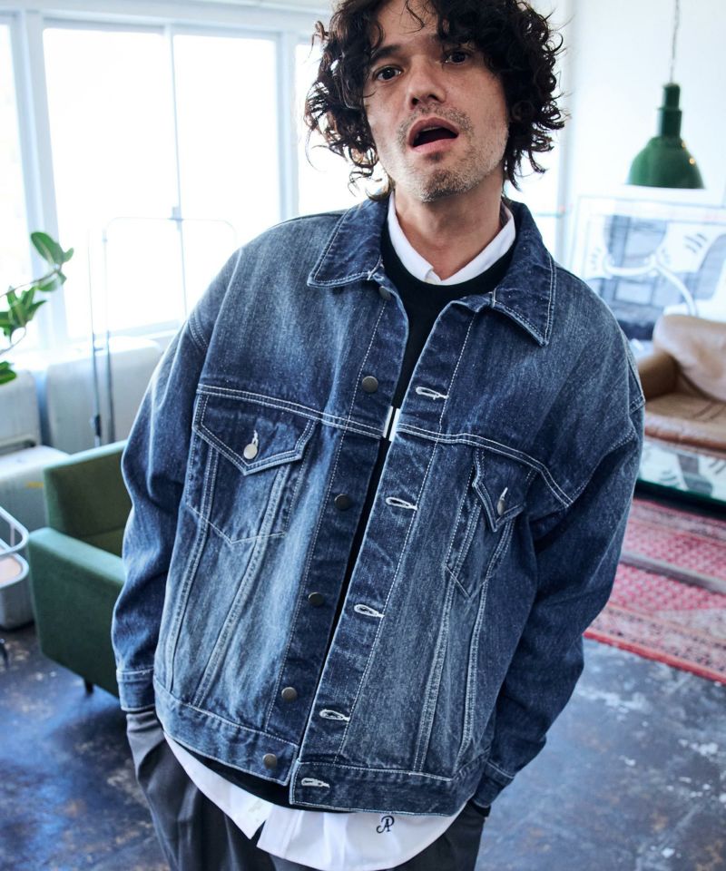 ADAM PATEK(アダムパテック)】thick selvedge nep denim jacket デニム