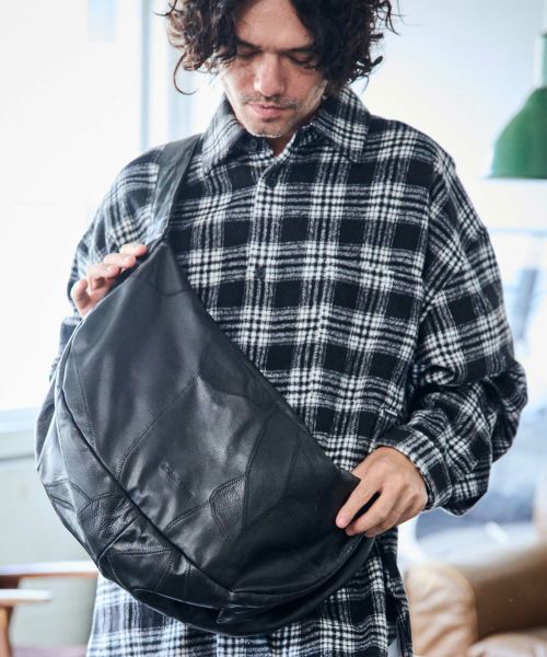 ADAM PATEK(アダムパテック)】shrink leather drawstring mini bag 巾着型バッグ(AP2319003) |  CAMBIO カンビオ