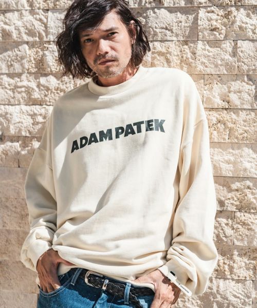 【ADAM PATEK(アダムパテック)】logo crew neck スウェット(AP2424009)