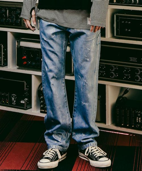 【EFFECTEN(エフェクテン)】Rainbow Denim Pants デニムパンツ(efxf-32)