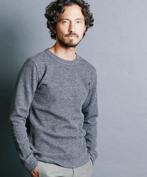 【Magine(マージン)】WOOL RIB W FACE KNITSAW L-S ニットソー(2432-030)