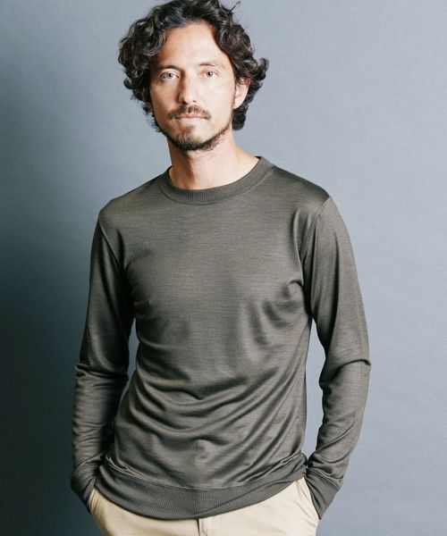 30%OFF【Magine(マージン)】WOOL JERSEY PULLOVER KNITSAW L-S ニットソー(2432-031)