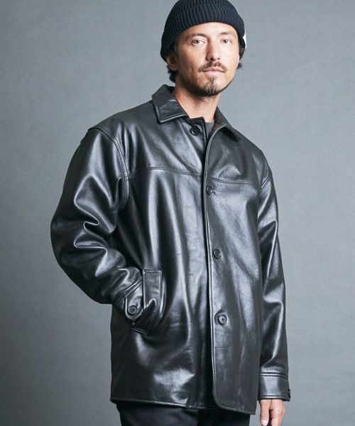 Magine(マージン)】SHEEP LEATHER DIRECT SEMI VEGI W RIDERS JKT ダブルライダースジャケット(2134-38)  | CAMBIO カンビオ