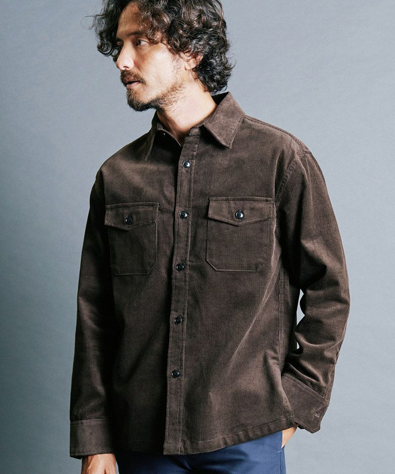 50%OFF【Magine(マージン)】CTN CORDUROY WORK SHIRTS コーデュロイ