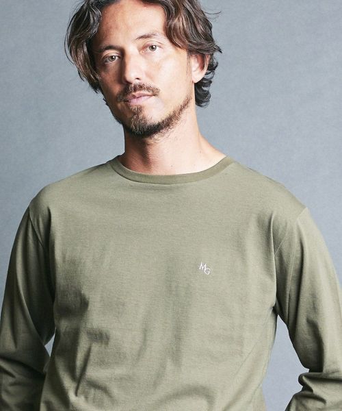 【Magine(マージン)】CTN EMBROIDERY TOUR TEE L-S クルーネック カットソー(2432-024)