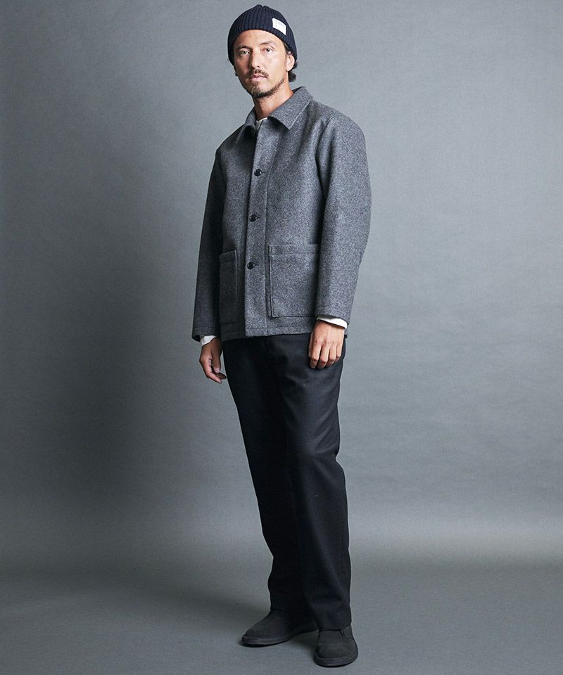 marine ウールメルトン　ショートシングルコート 50%OFF【Magine(マージン)】WOOL MELTON SHORT SINGLE COAT