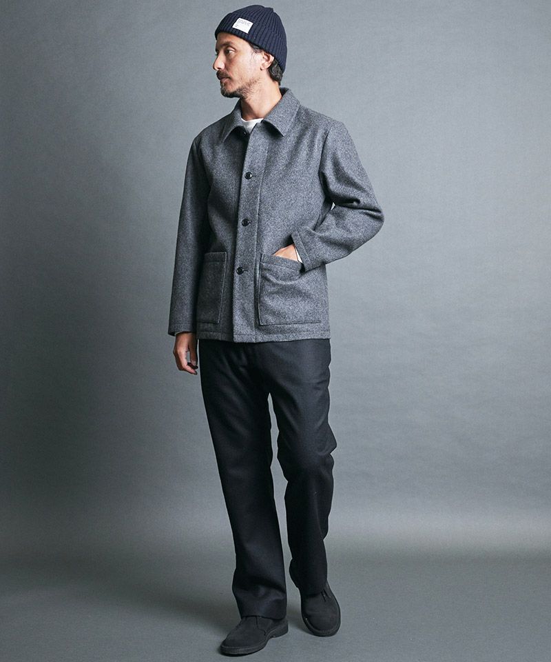50%OFF【Magine(マージン)】WOOL MELTON SHORT SINGLE COAT