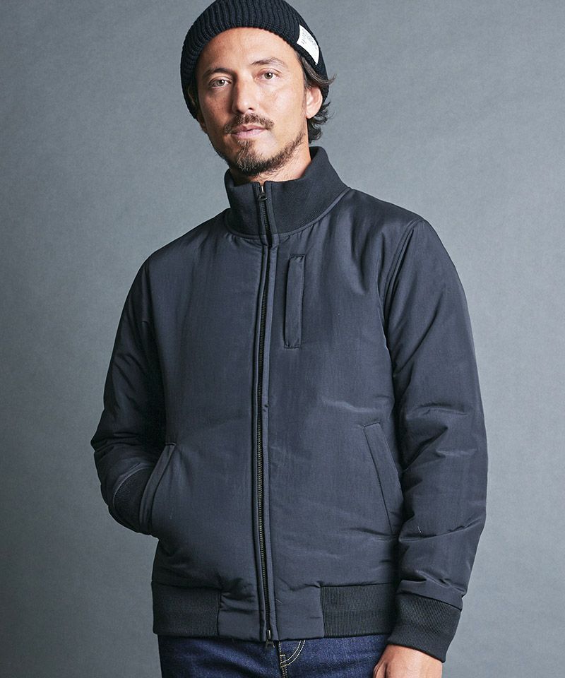 Magine(マージン)】NYLON THINSULATE STAND RIB BLOUSON ブルゾン(2434 