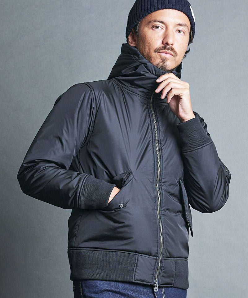 Magine(マージン)】NYLON THINSULATE HOOD MA-1 JKT ジャケット(2434 