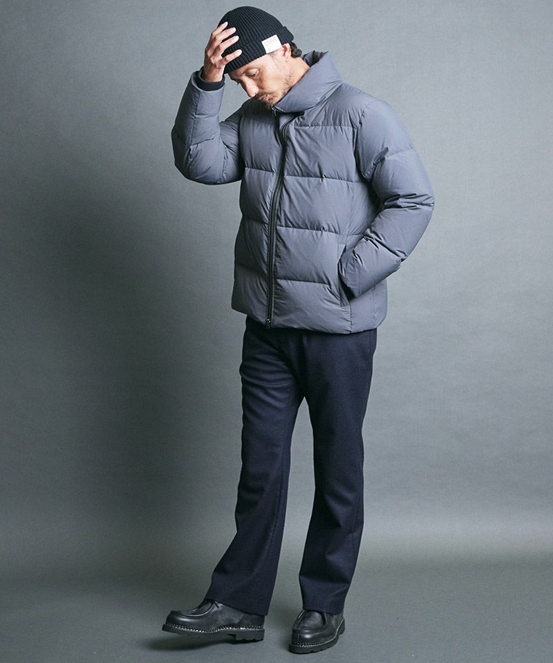 50%OFF【Magine(マージン)】NYLON STAND ZIP BASIC DOWN JKT ダウン