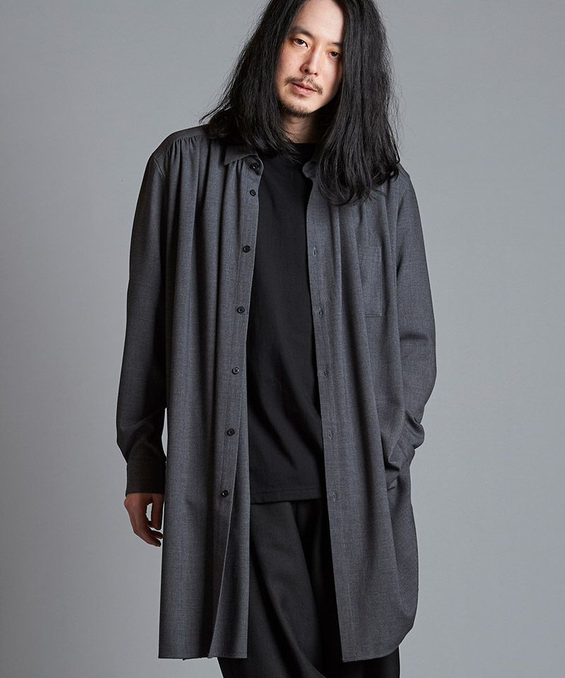 20%OFF【NO ID.(ノーアイディー)】ｷﾞｬｻﾞｰﾛﾝｸﾞSH シャツ(455006