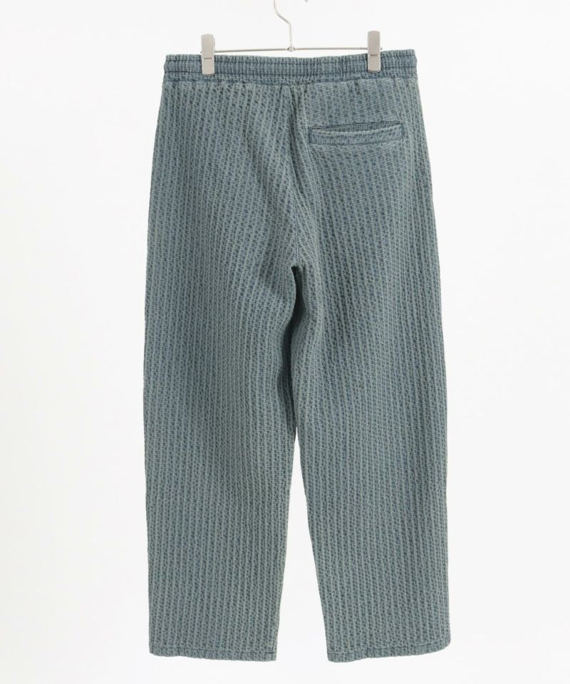 CAMBIO(カンビオ)】【一部サイズカラー予約販売3月中旬～下旬入荷】Accordion Jacquard Denim Wide Straight  Pants ワイドストレートパンツ(A35324cmb) | CAMBIO カンビオ