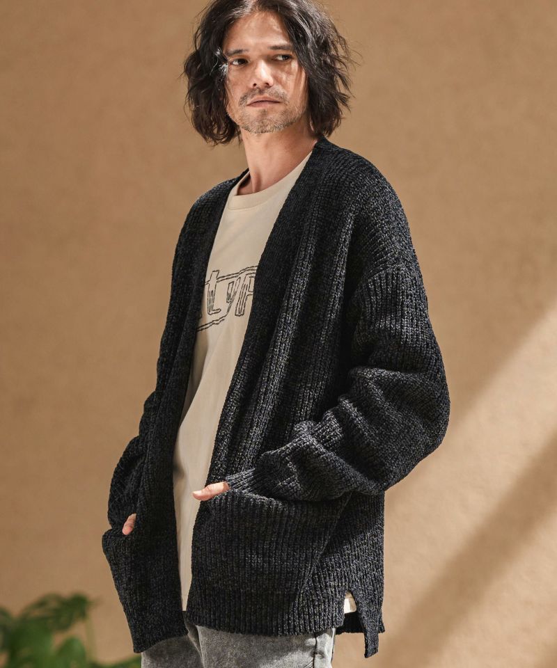 CAMBIO(カンビオ)】Mole Knit Buttonless Cardigan ニットカーディガン(A33824cmb) | CAMBIO  カンビオ