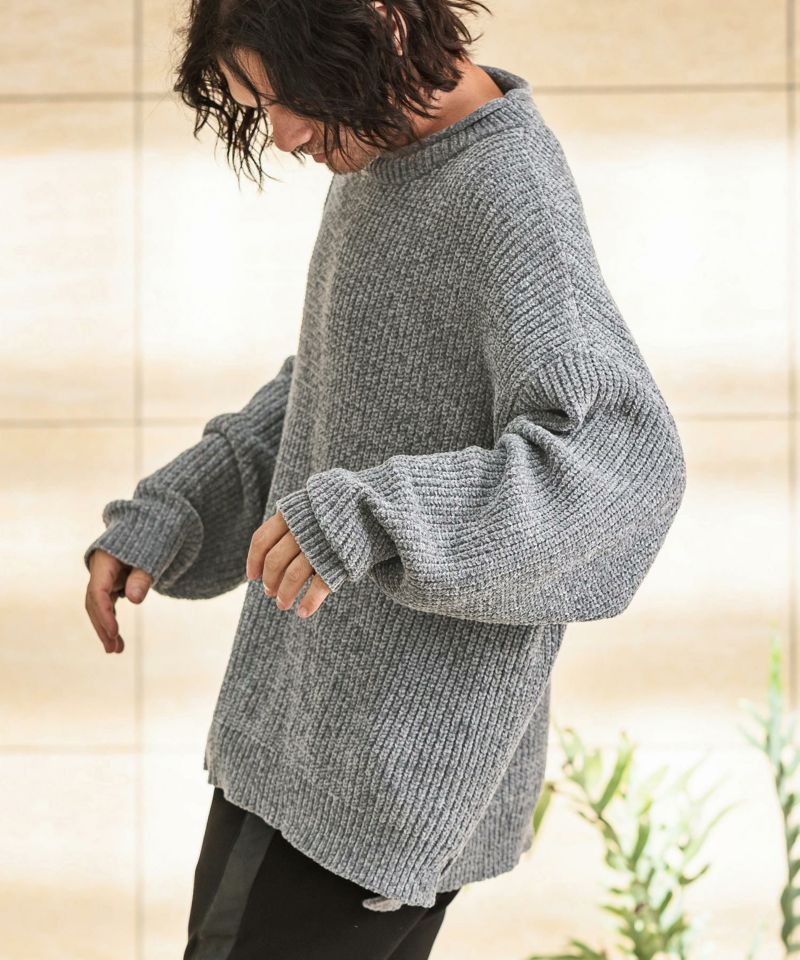 Mabli 22AWニット•襟セット CAMBIO(カンビオ)】Mid Gauge Mole Knit Pullover プルオーバー