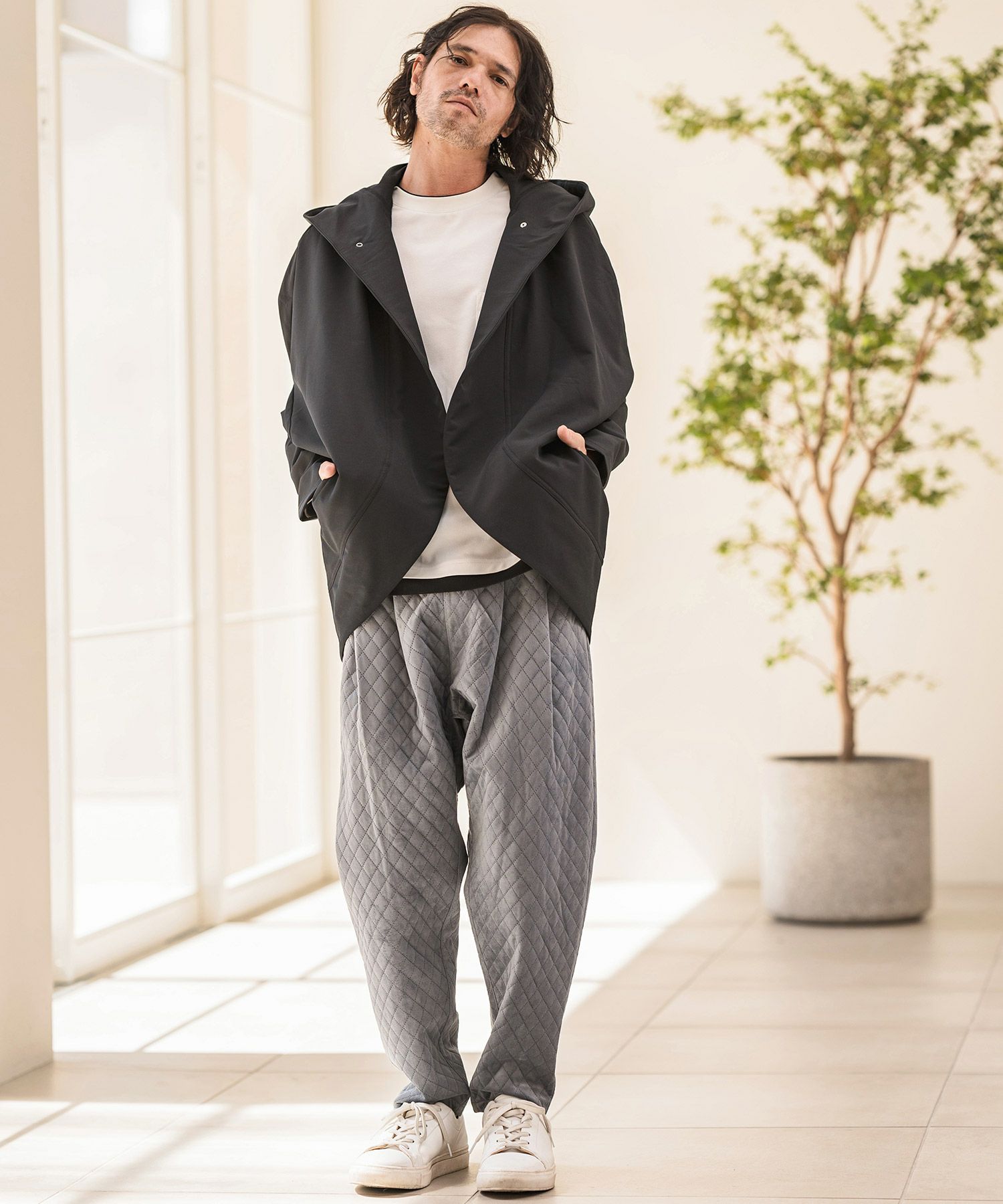 CAMBIO(カンビオ)】変形ドルマンパーカー(HLCM0175) | CAMBIO カンビオ