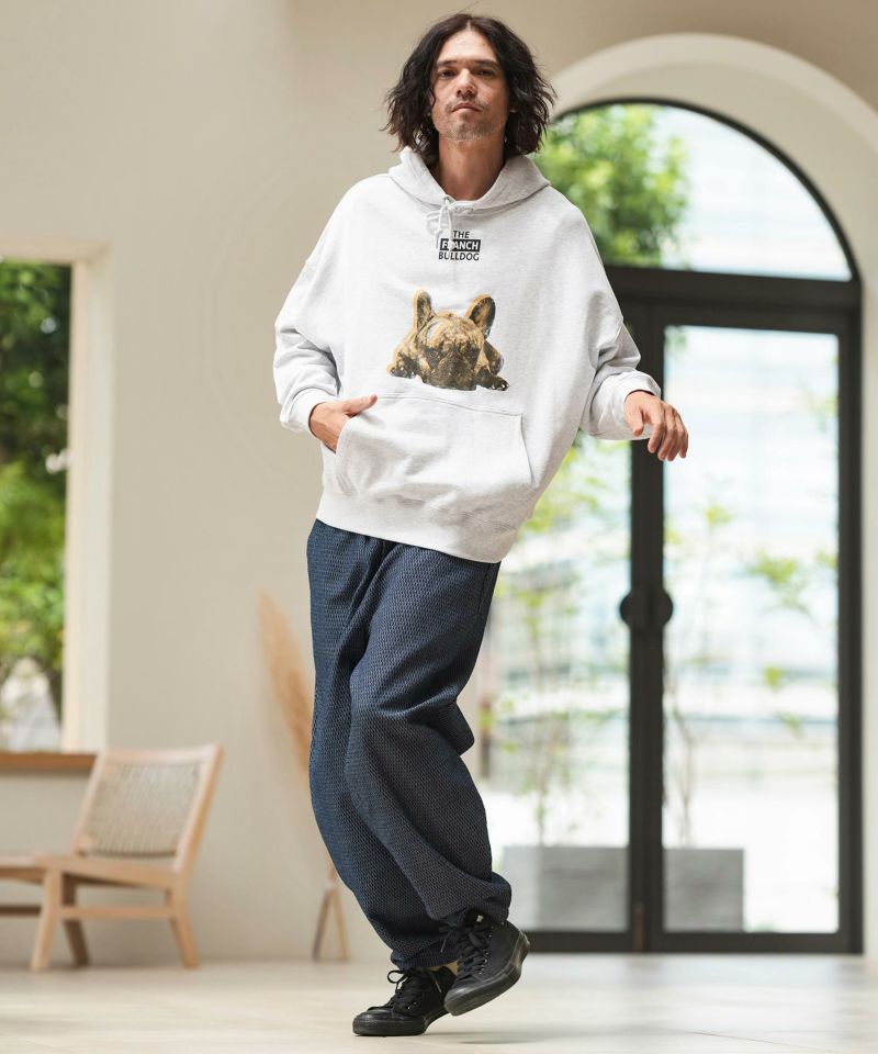 パンツ Ripstop Like Stretch Denim Balloon Pants Denim Balloon Pants, Blue – SourceUnknown