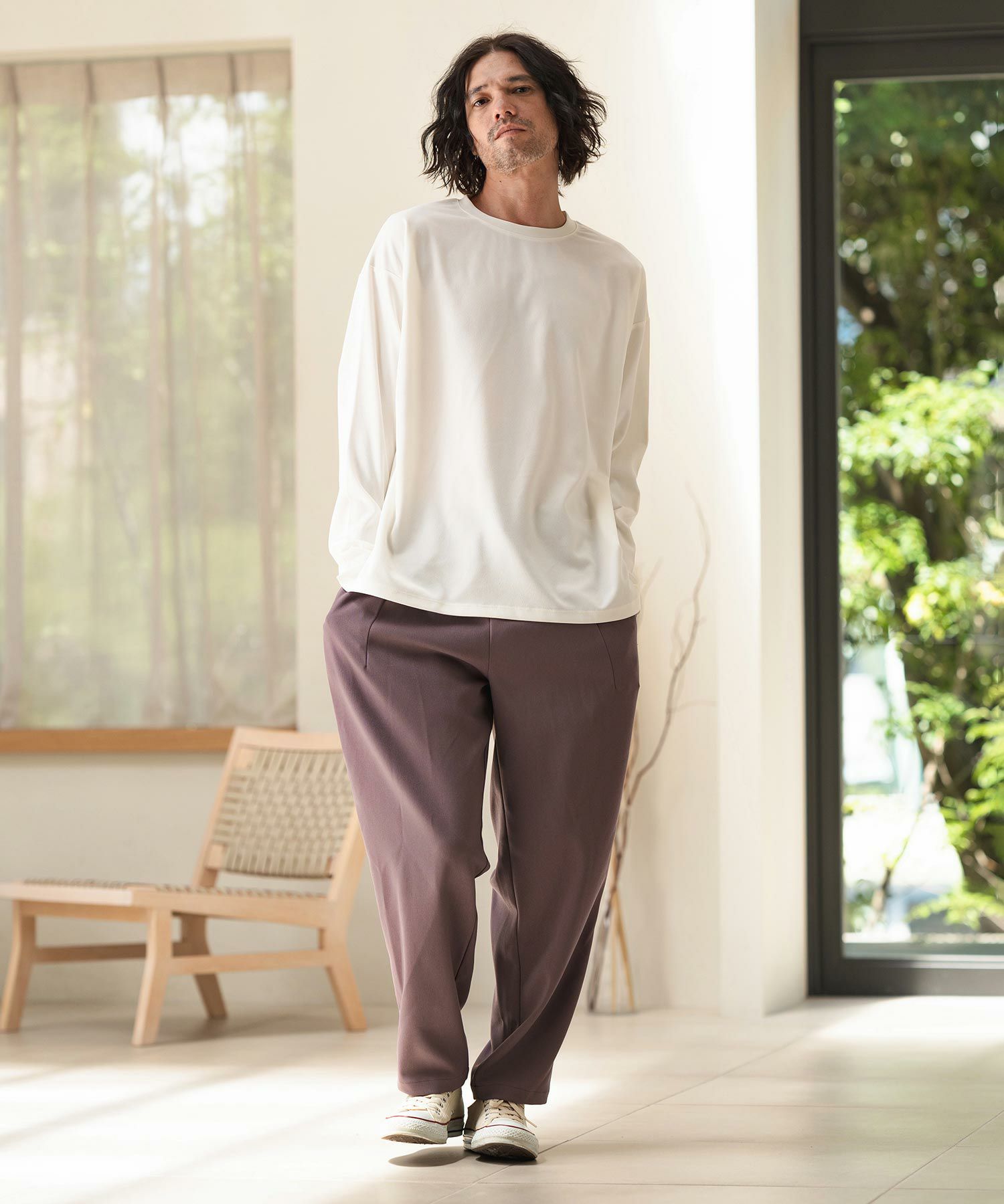 50%OFF【CAMBIO(カンビオ)】TRワイドタックイージーパンツ | CAMBIO