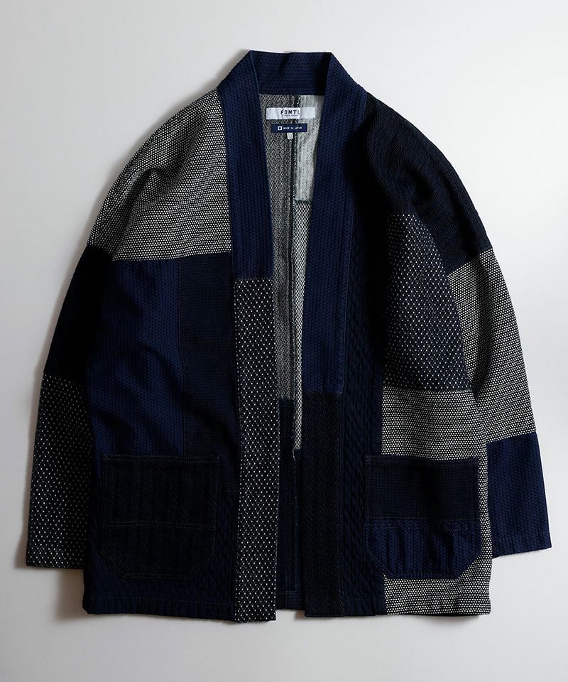 FDMTL(ファンダメンタル)】【予約販売3月中旬～下旬入荷】PATCHWORK HAORI JACKET RINSE ジャケット(FA25-JK21R)  | CAMBIO カンビオ