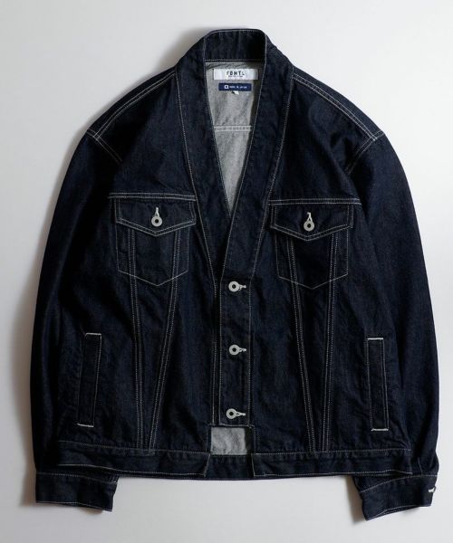 FDMTL(ファンダメンタル)】【予約販売3月中旬～下旬入荷】TIGER SASHIKO COVERALL JACKET 3YR WASH ジャケット(FA25-JK29U)  | CAMBIO カンビオ