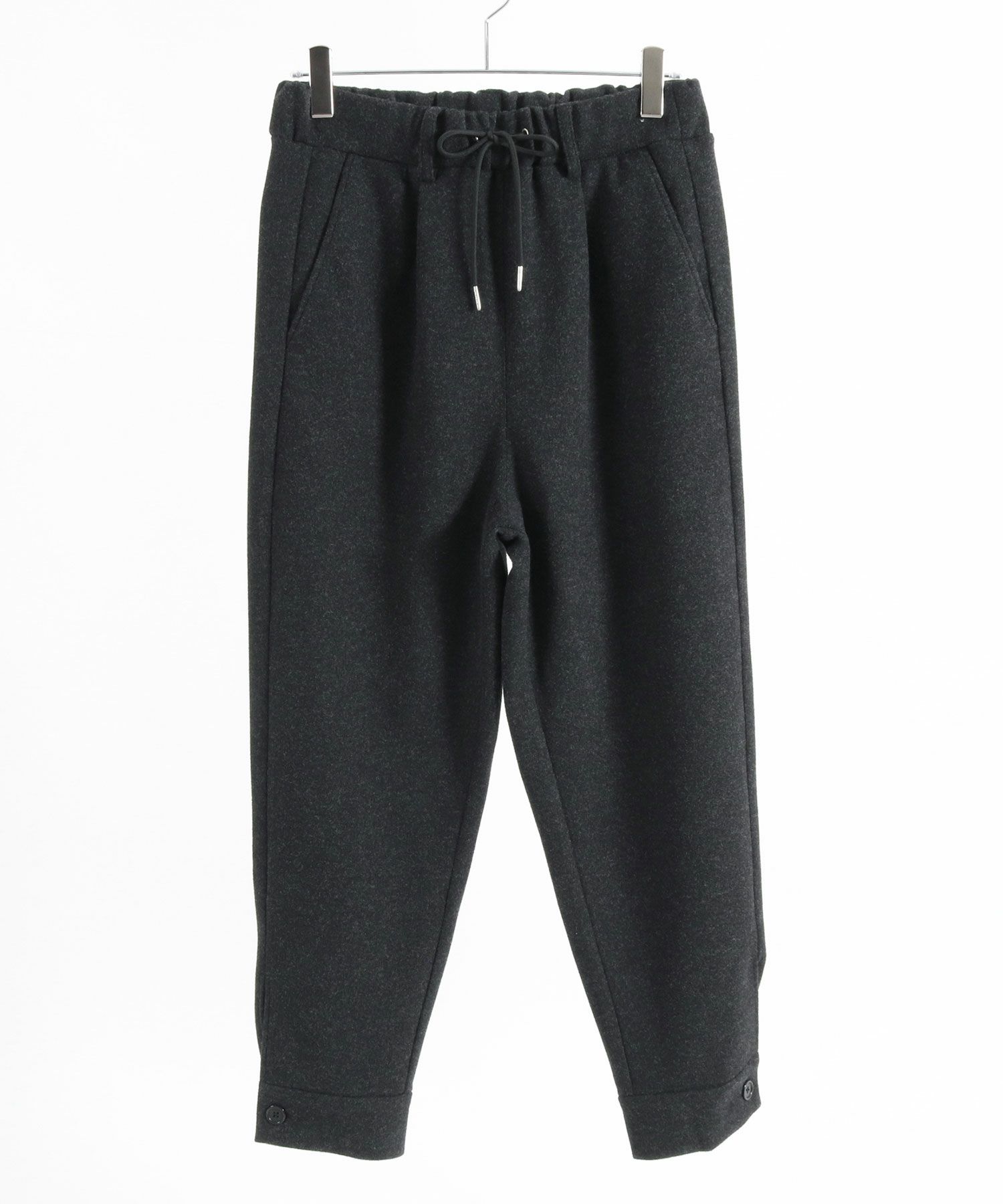 CAMBIO(カンビオ)】Soft Melton Hem Cuffs Pants メルトンパンツ 