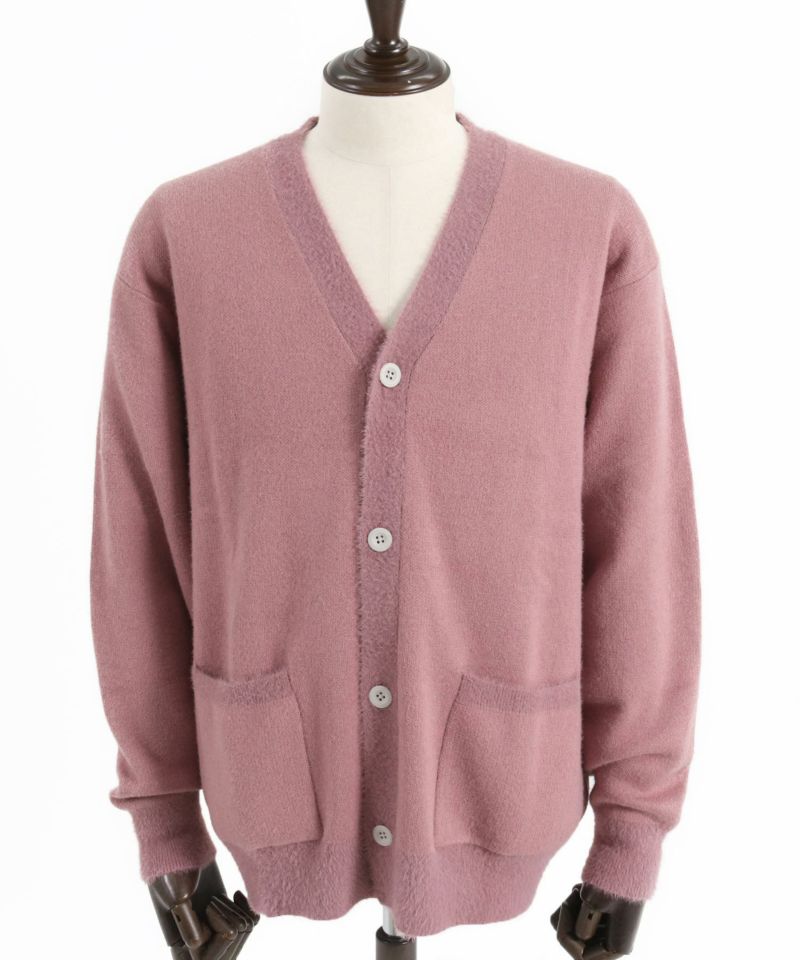 【新品】レオナール　2023　カーディガン　ビジュー　カンカン　ピンクトリム CAMBIO(カンビオ)】New肘星カーディガン(CB24A-K11) | CAMBIO カンビオ