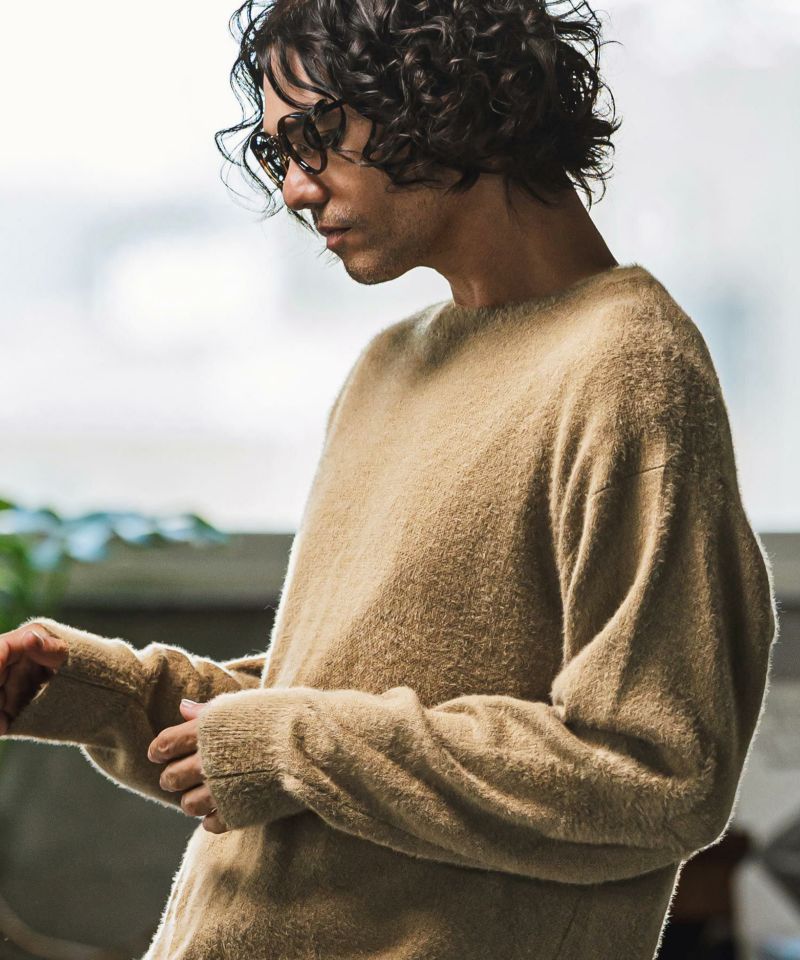 30%OFF【CAMBIO(カンビオ)】 New肘星CNセーター(CB24A-K12) | CAMBIO