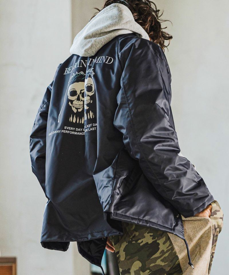 CAMBIO(カンビオ)】Bearing in mindプリントコーチジャケット(CASD-133