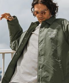 CAMBIO(カンビオ)】Bearing in mindプリントコーチジャケット(CASD-133