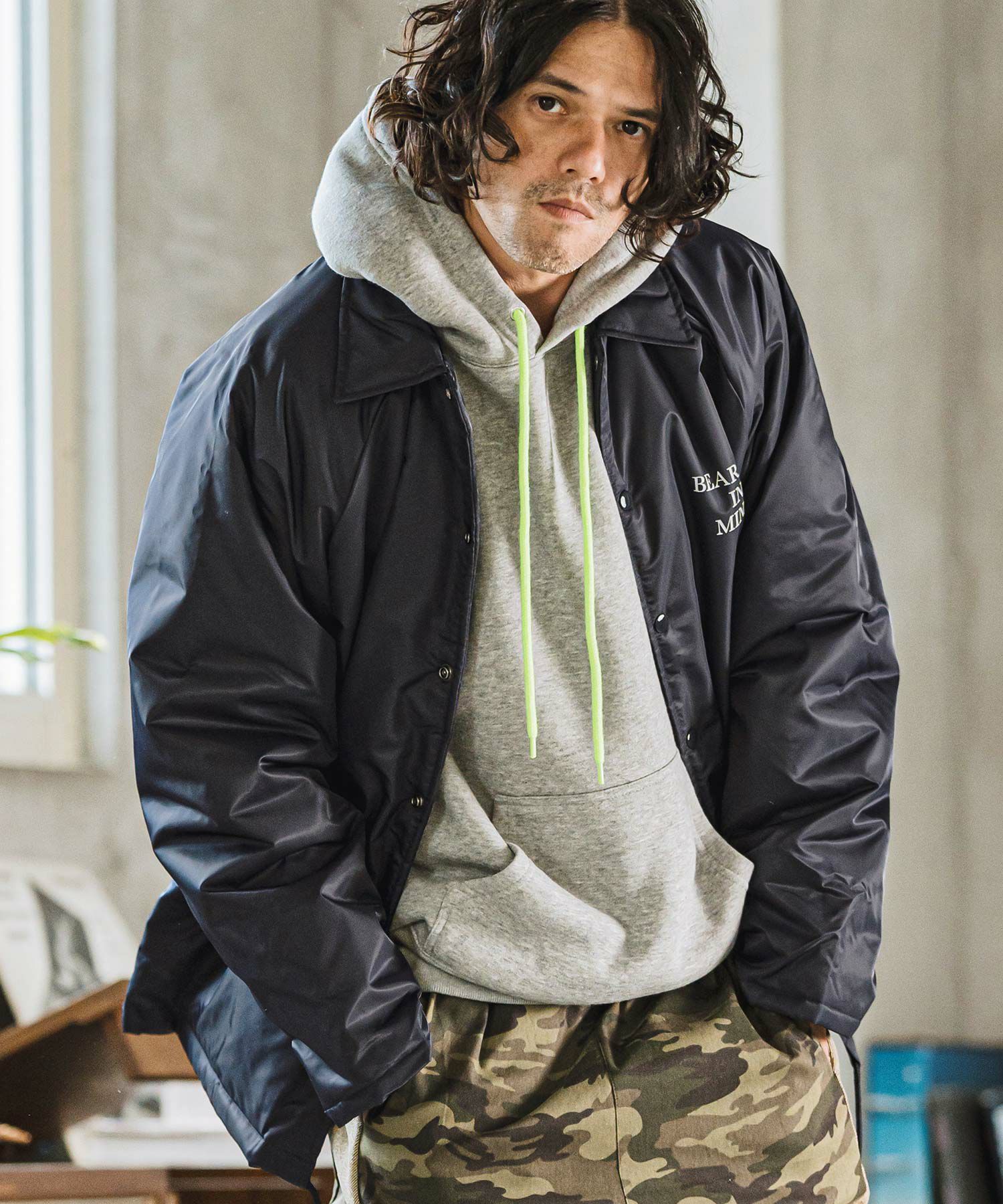 CAMBIO(カンビオ)】Bearing in mindプリントコーチジャケット(CASD-133