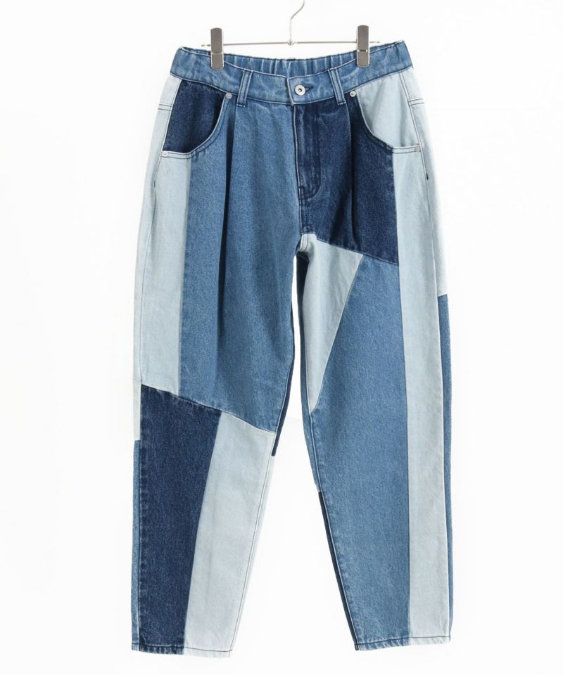 ANGENEHM(アンゲネーム)】Switching design denim pants デニム