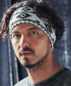 ANGENEHM(アンゲネーム)】Native pattern knit headband ニット ANGENEHM(アンゲネーム)】Native pattern knit headband ニット