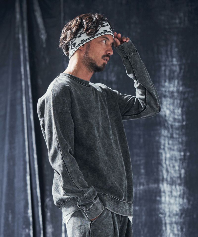 ANGENEHM(アンゲネーム)】Native pattern knit headband ニットヘア