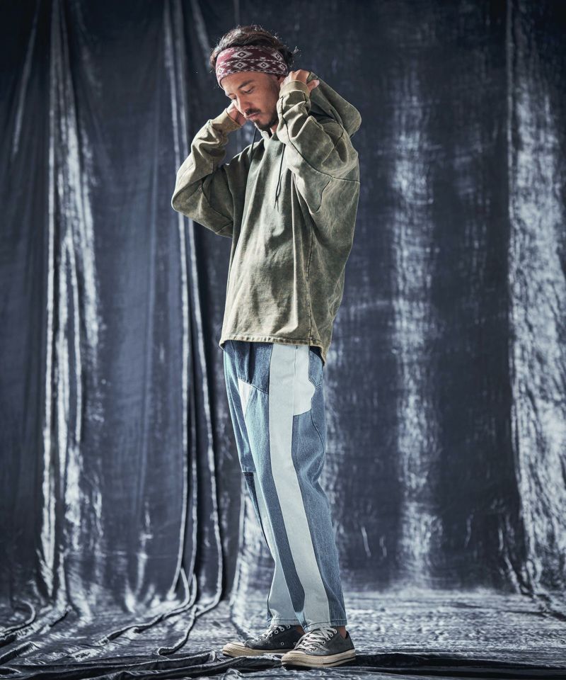 ANGENEHM(アンゲネーム)】Native pattern knit headband ニットヘア