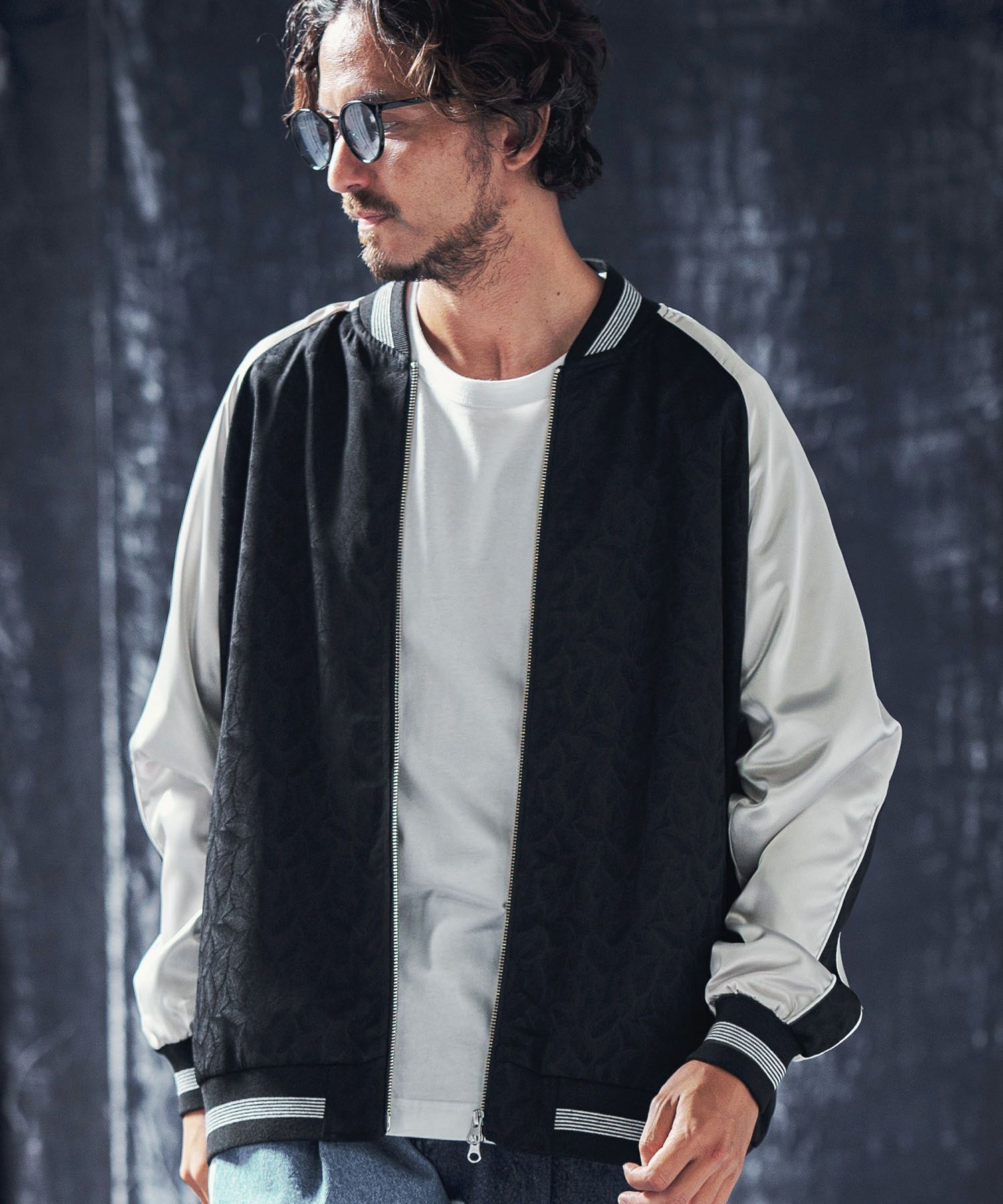 ANGENEHM(アンゲネーム)】Jacquard fabric combination souvenir