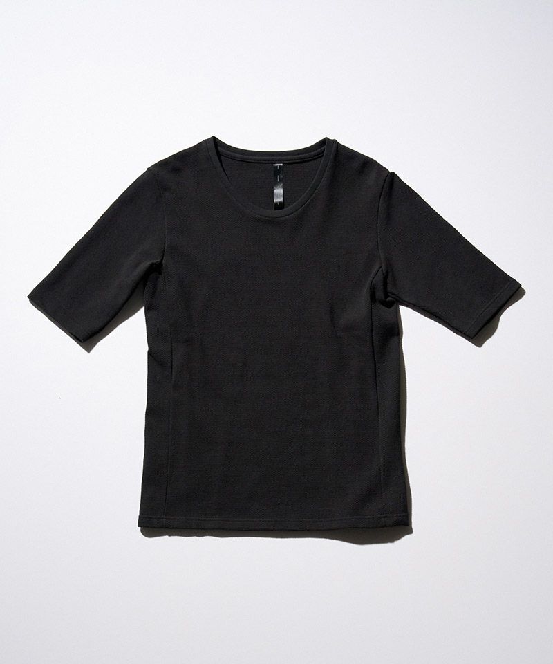 wjk】ONI-KANOKO half sleeve cut&sewn 5分袖カットソー(7931