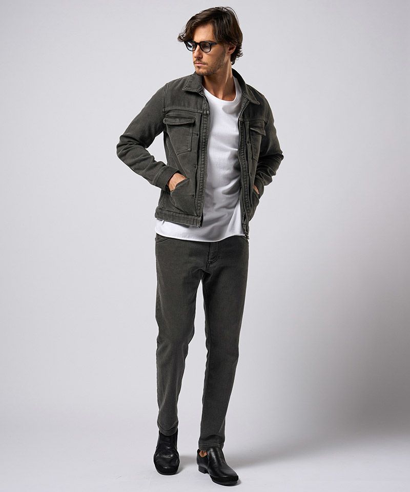 wjk】denim jersey zip blouson ジップブルゾン(2069 dj35f) | CAMBIO 