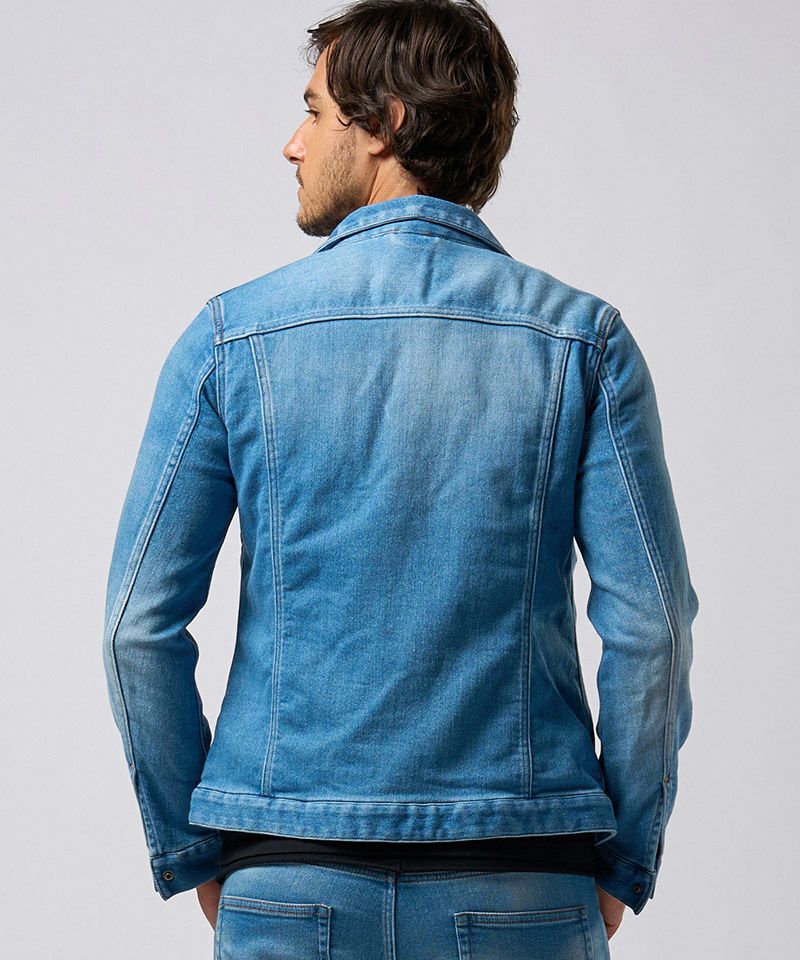 wjk】denim jersey zip blouson ジップブルゾン(2069 dj35f) | CAMBIO 