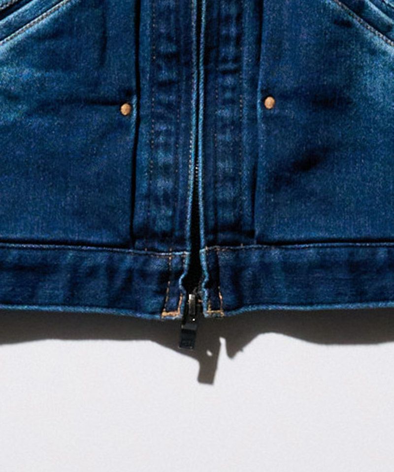 wjk】denim jersey zip blouson ジップブルゾン(2069 dj35f) | CAMBIO 